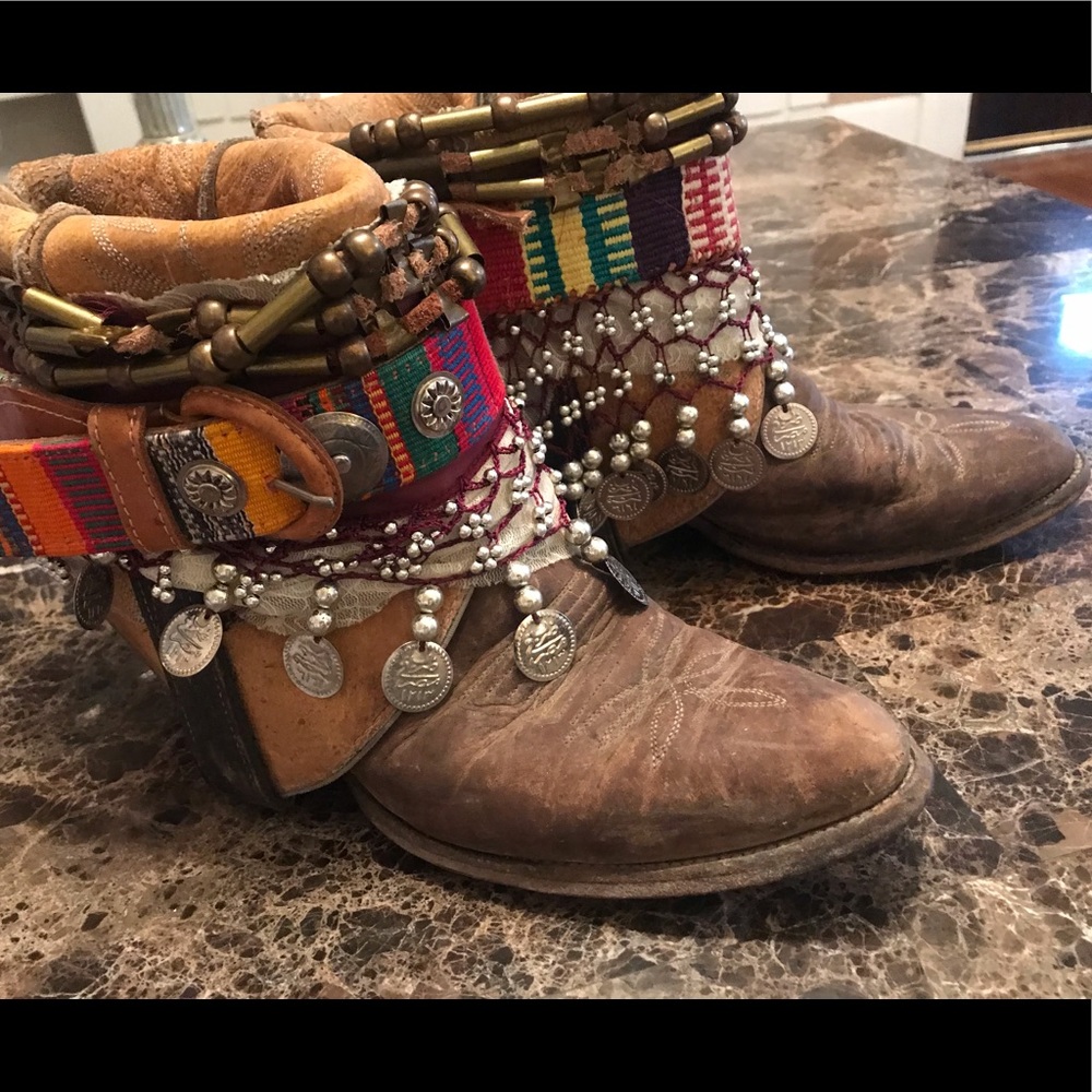 One of a kind booties